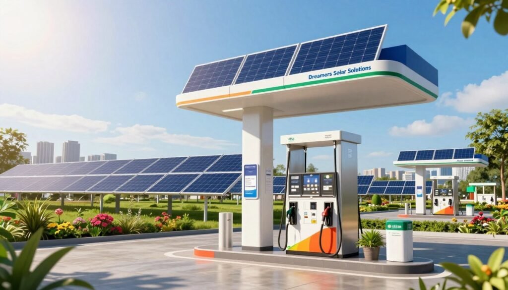 solar for petrol pump solar for petrol pump